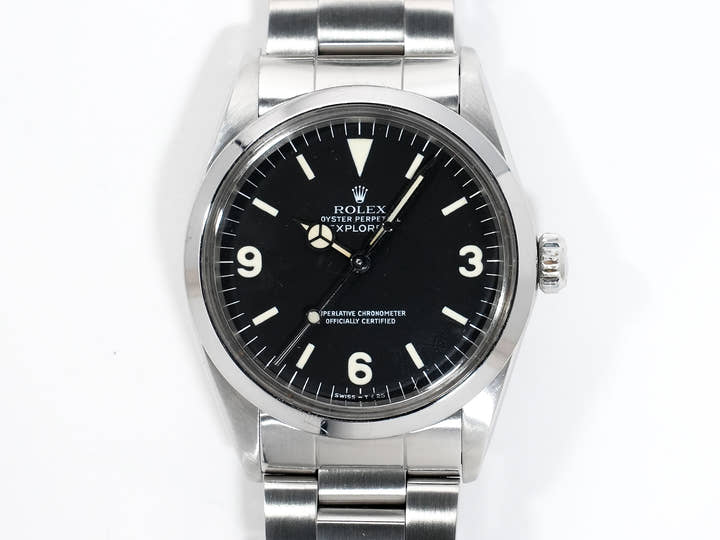 ロレックス エクスプローラーI Ref.1016 ステンレススチール ブラック文字盤 中古 f5twfv86