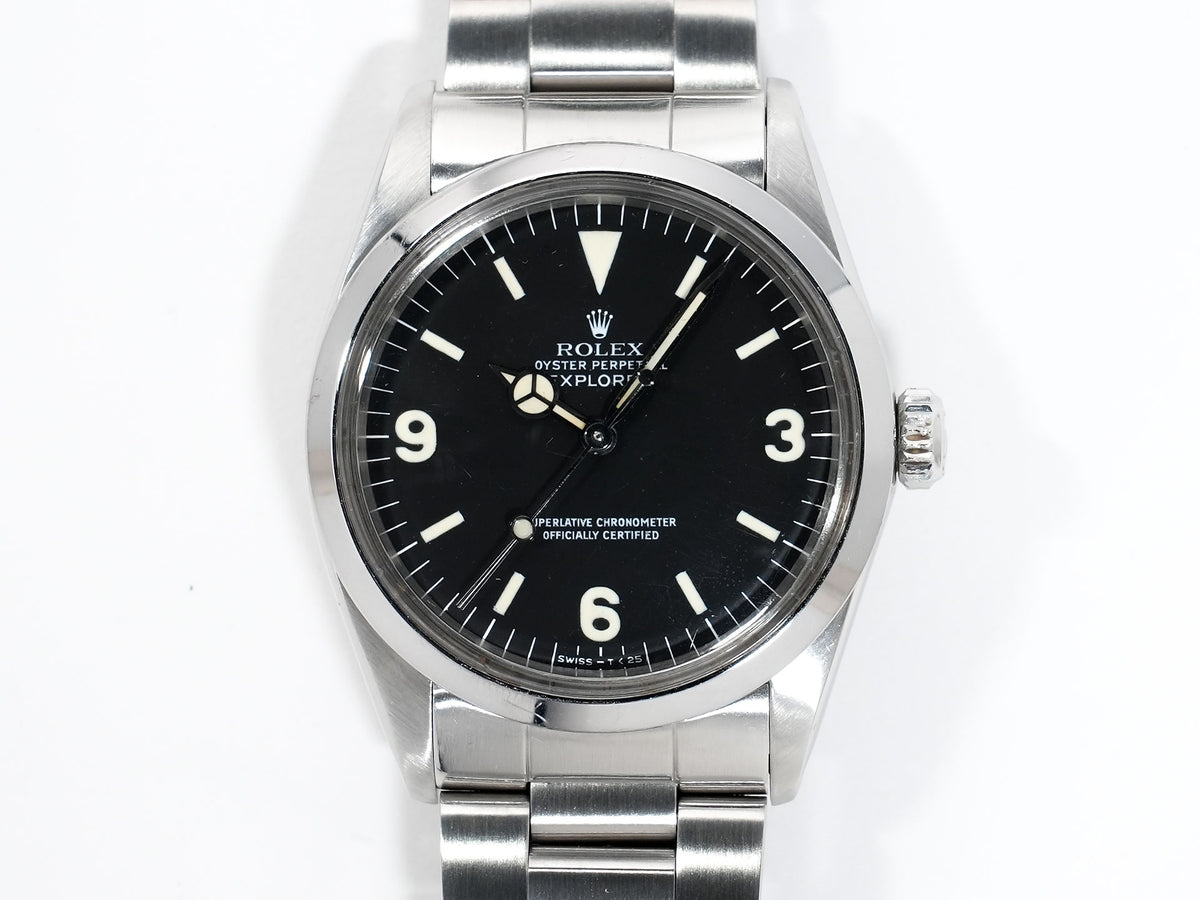 ロレックス エクスプローラーI Ref.1016 ステンレススチール ブラック文字盤 中古 f5twfv86