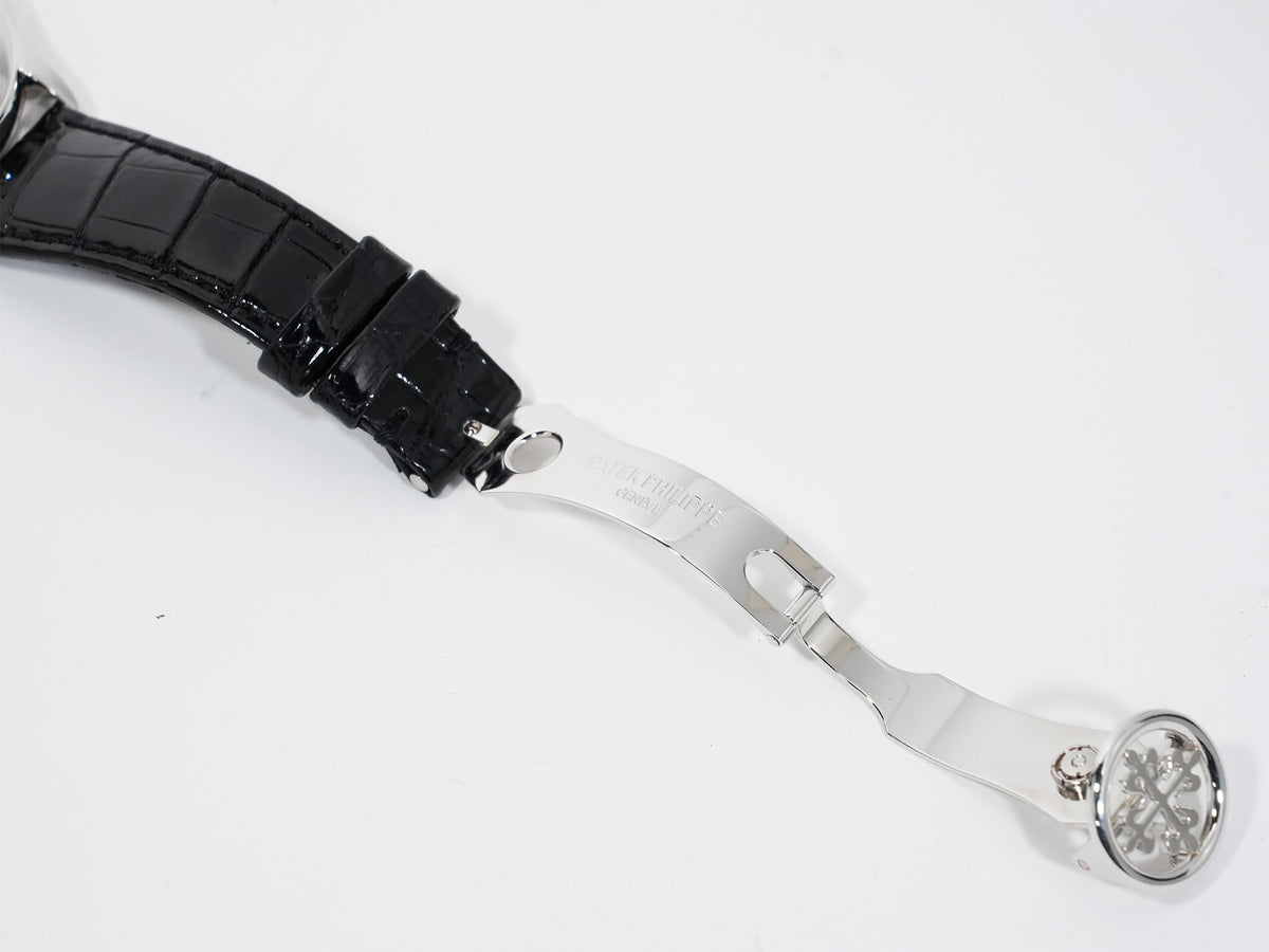 パテックフィリップ コンプリケーション ワールドタイム Ref.5110P-001 プラチナ ブルー文字盤 中古 gzst6mkj