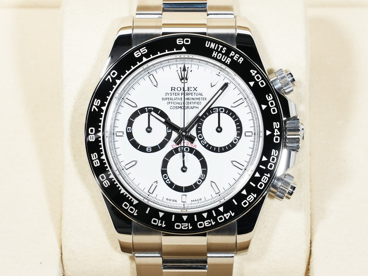 ロレックス デイトナ Ref.126500LN ステンレススチール ホワイト文字盤 中古 dmgarjjx