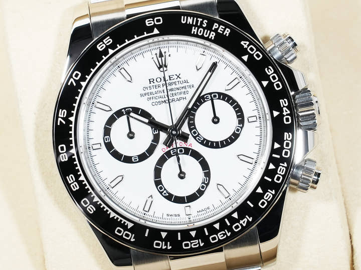ロレックス デイトナ Ref.126500LN ステンレススチール ホワイト文字盤 中古 dmgarjjx