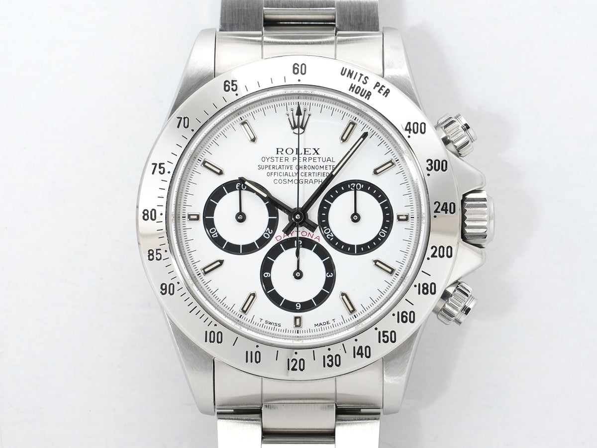ロレックス デイトナ エルプリメロ Ref.16520 ステンレススチール ホワイト文字盤 中古 dfrways3