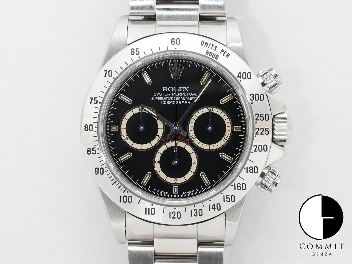 ロレックス デイトナ エルプリメロ Ref.16520 ステンレススチール ブラック文字盤 中古 3p3dyz2s