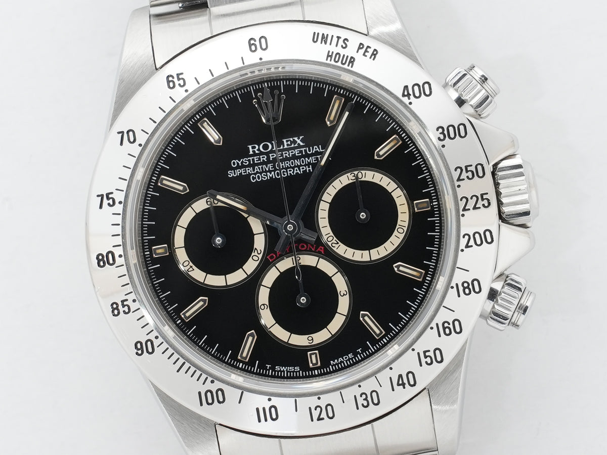 ロレックス デイトナ エルプリメロ Ref.16520 ステンレススチール ブラック文字盤 中古 3p3dyz2s