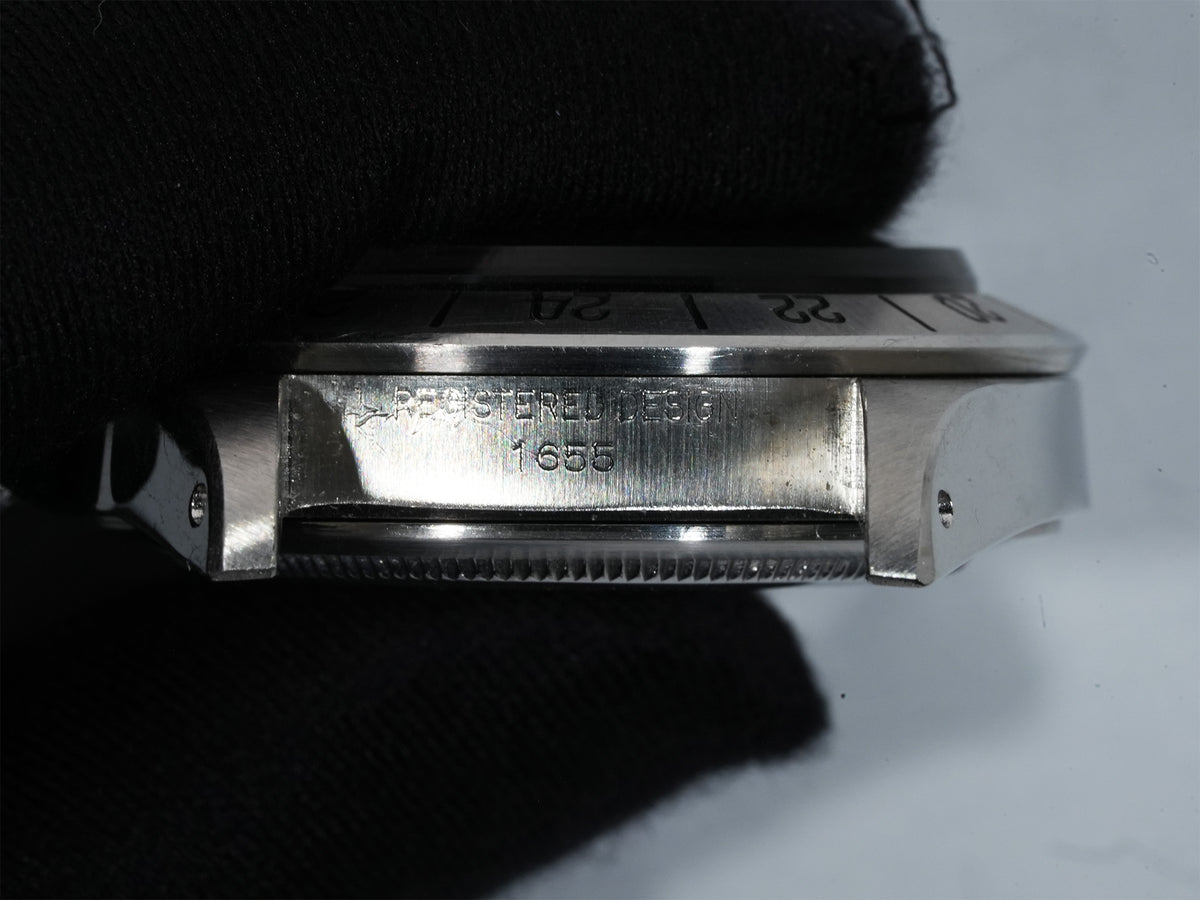 ロレックス エクスプローラーII Ref.1655 ステンレススチール ブラック文字盤 オイスターブレスレット 中古 pqac364z