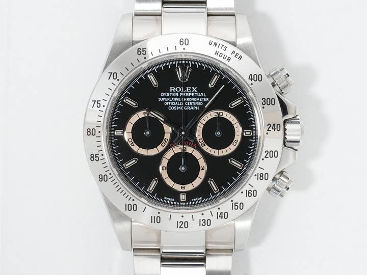 ロレックス デイトナ エルプリメロ Ref.16520 ステンレススチール ブラック文字盤 中古 b3ufcym7