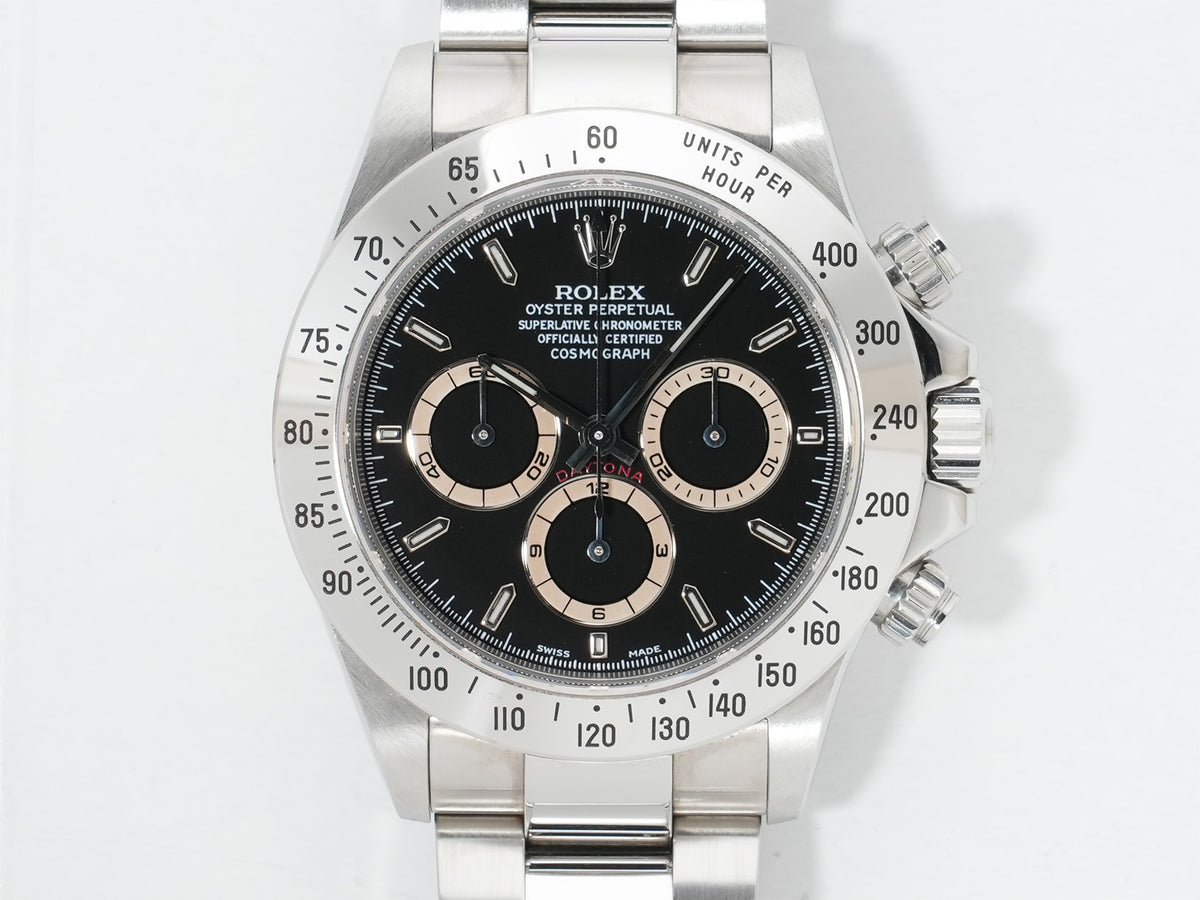 ロレックス デイトナ エルプリメロ Ref.16520 ステンレススチール ブラック文字盤 中古 b3ufcym7