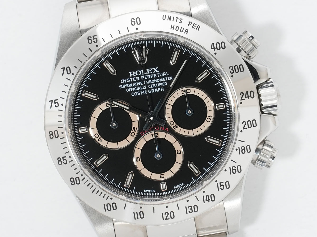 ロレックス デイトナ エルプリメロ Ref.16520 ステンレススチール ブラック文字盤 中古 b3ufcym7