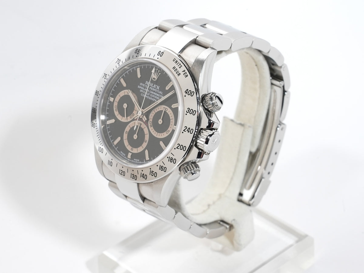 ロレックス デイトナ エルプリメロ Ref.16520 ステンレススチール ブラック文字盤 中古 b3ufcym7