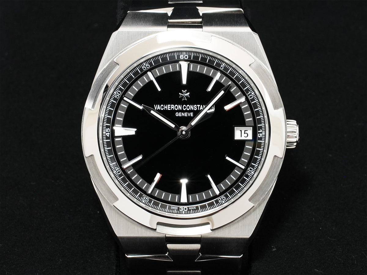 ヴァシュロンコンスタンタン オーヴァーシーズ Ref.4500V/110A-B483 ステンレススチール ブラック文字盤 美中古 4442ba76