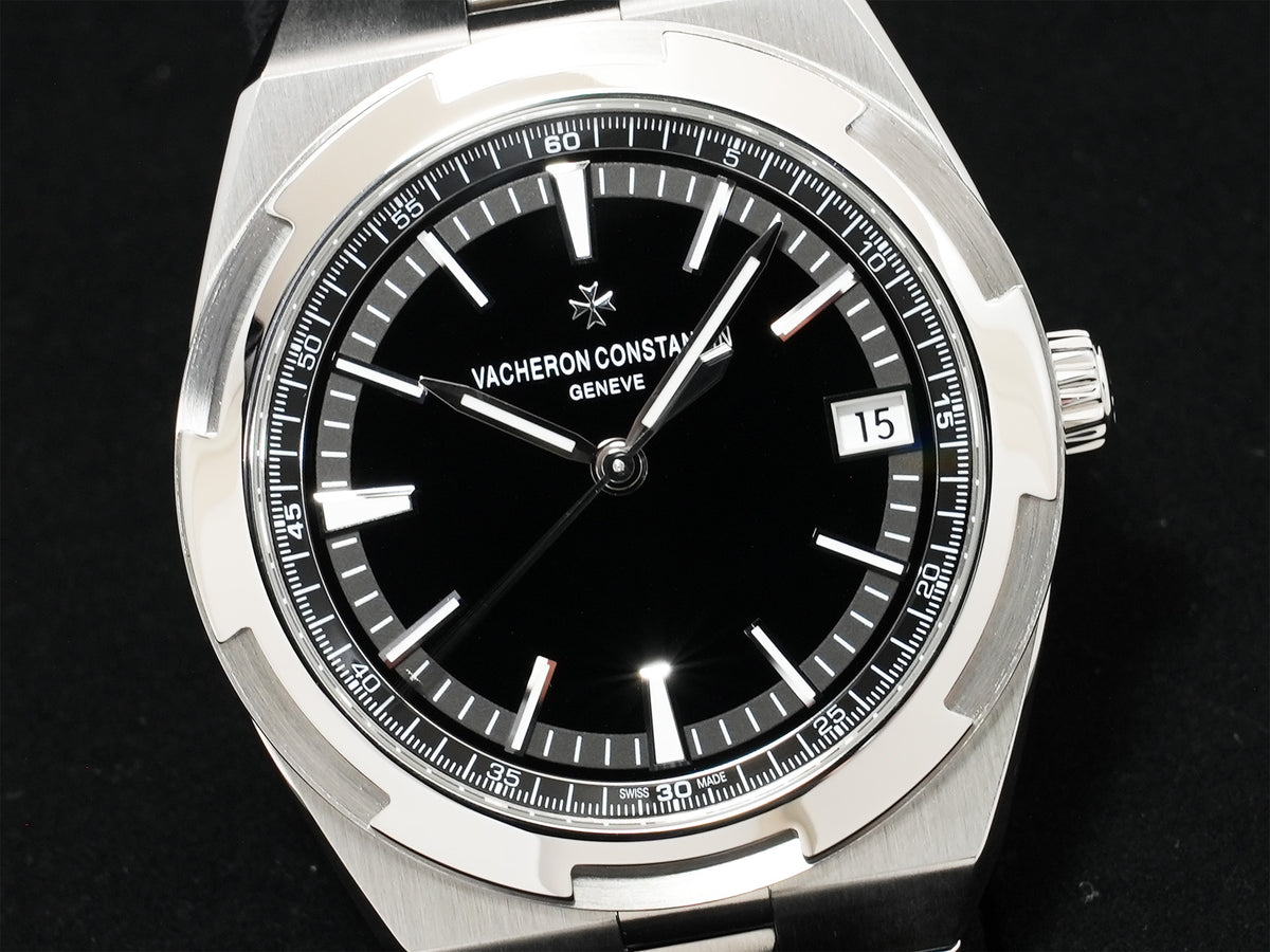 ヴァシュロンコンスタンタン オーヴァーシーズ Ref.4500V/110A-B483 ステンレススチール ブラック文字盤 美中古 4442ba76