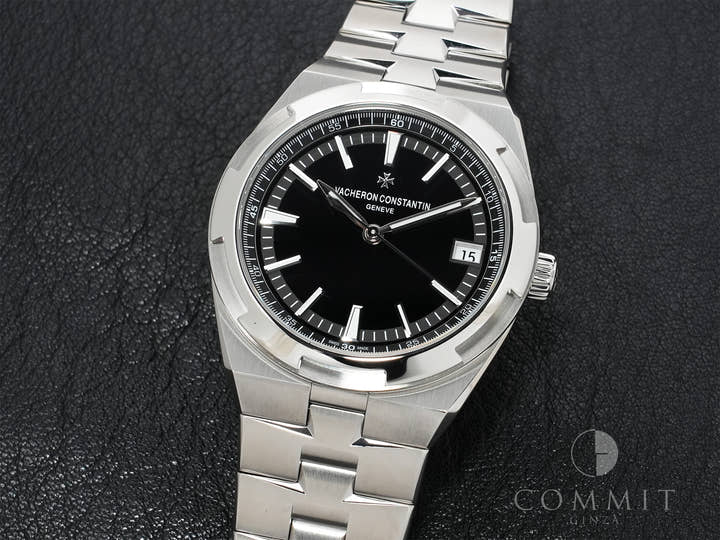 ヴァシュロンコンスタンタン オーヴァーシーズ Ref.4500V/110A-B483 ステンレススチール ブラック文字盤 美中古 4442ba76