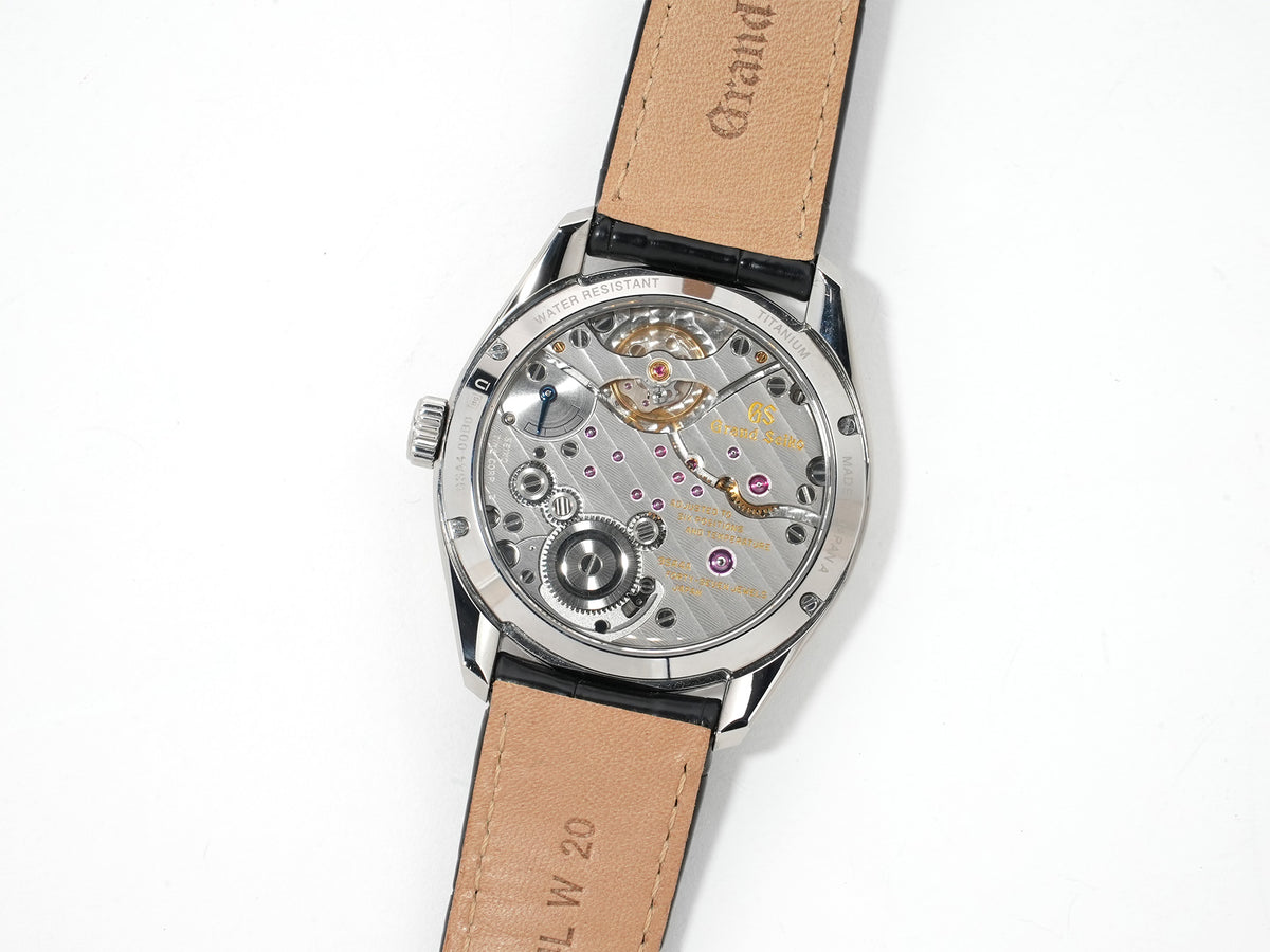 Grand Seiko Evolution 9 Collection Ref.SLGW003 Brilliant Hard Titanium White Birch Dial Excellent Condition hurrv9uh
