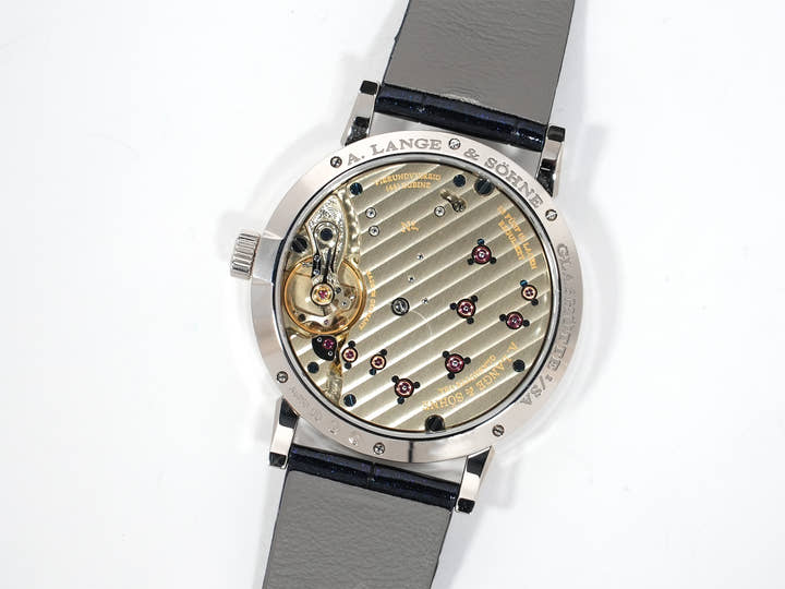 A. Lange & Söhne Little Lange 1 Moon Phase Ref.182.086 White Gold Blue Dial Excellent Condition eeh7m6uh