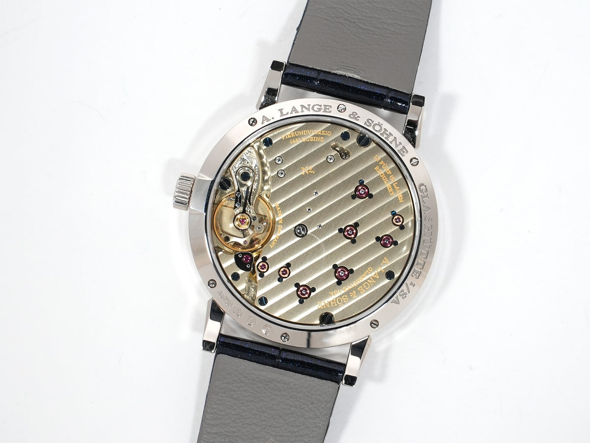 A. Lange & Söhne Little Lange 1 Moon Phase Ref.182.086 White Gold Blue Dial Excellent Condition eeh7m6uh