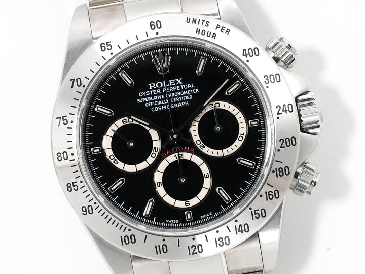 Rolex Daytona El Primero Ref.16520 Stainless Steel Black Dial Pre-owned 59ebof5s