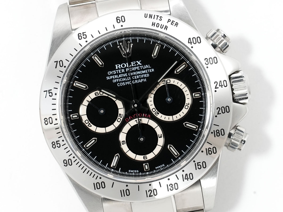 Rolex Daytona El Primero Ref.16520 Stainless Steel Black Dial Pre-owned 59ebof5s