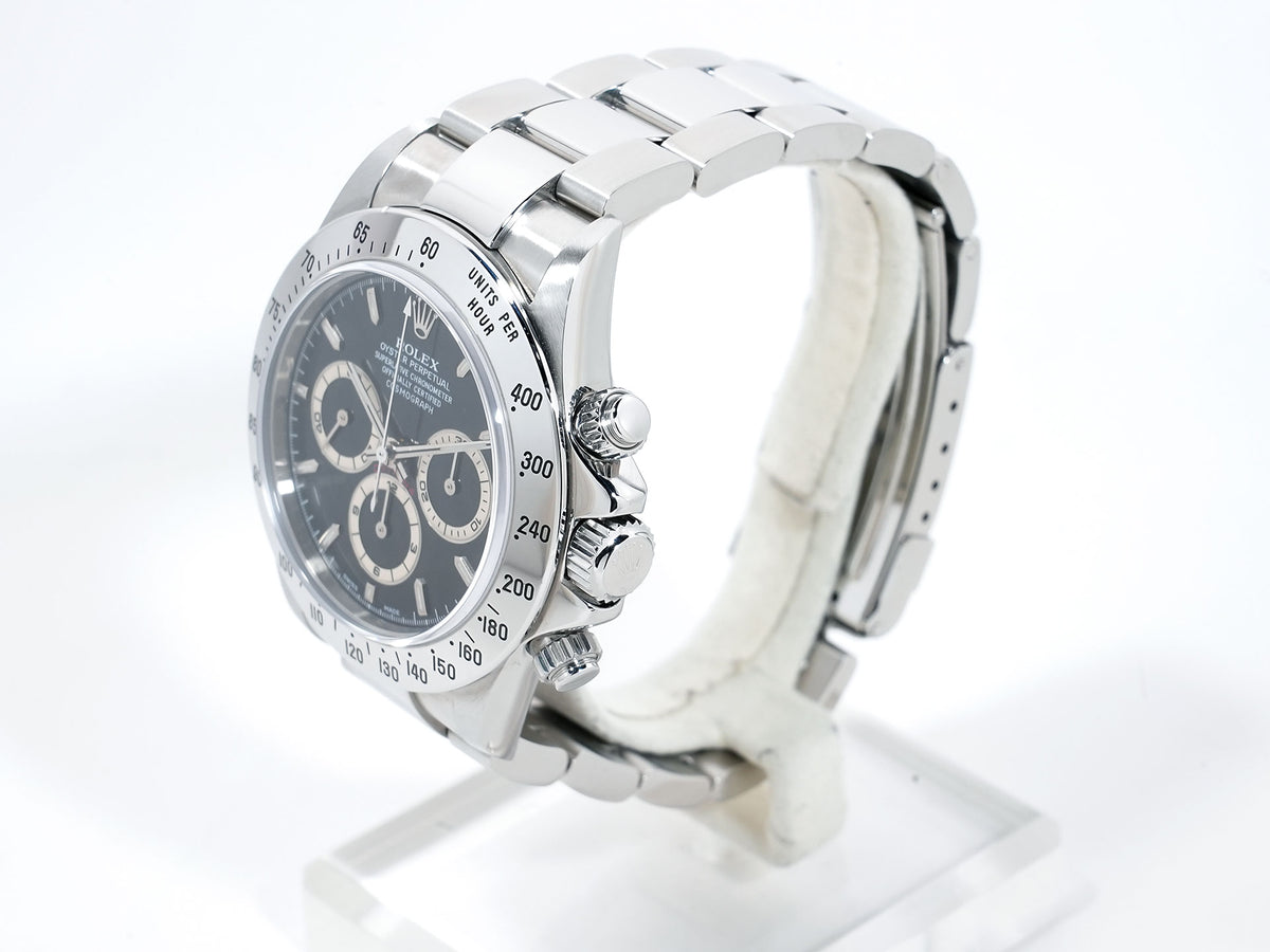 Rolex Daytona El Primero Ref.16520 Stainless Steel Black Dial Pre-owned 59ebof5s