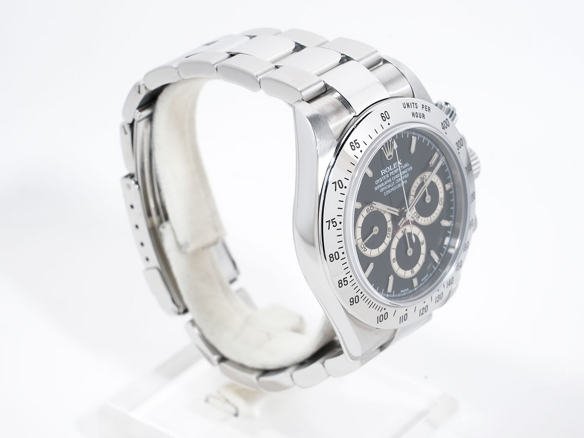 Rolex Daytona El Primero Ref.16520 Stainless Steel Black Dial Pre-owned 59ebof5s