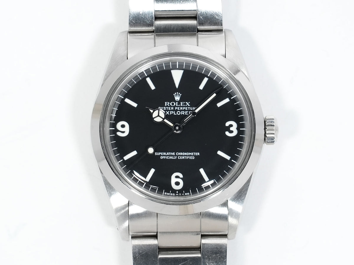 ロレックス エクスプローラーI Ref.1016 ステンレススチール ブラック文字盤 中古 x7z745kt