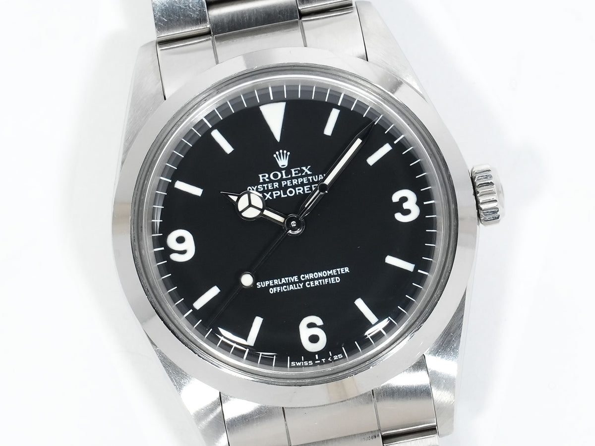 Rolex Explorer I Ref.1016 Stainless Steel Black Dial Pre-owned x7z745kt