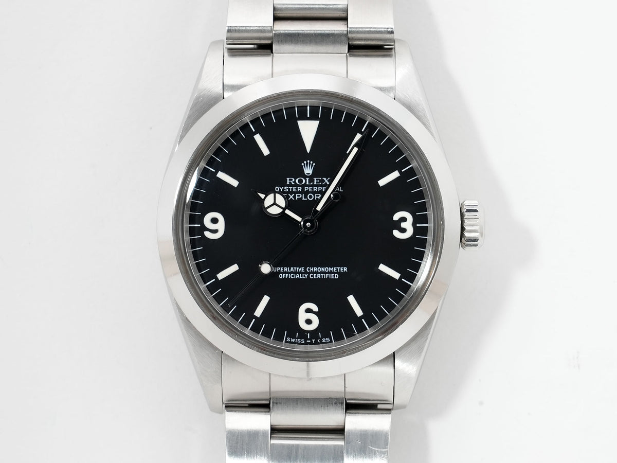 ロレックス エクスプローラーI Ref.1016 ステンレススチール ブラック文字盤 中古 wzaqgrir