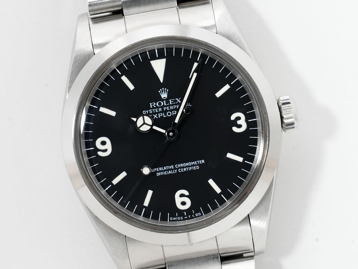 Rolex Explorer I Ref.1016 Stainless Steel Black Dial Pre-owned wzaqgrir