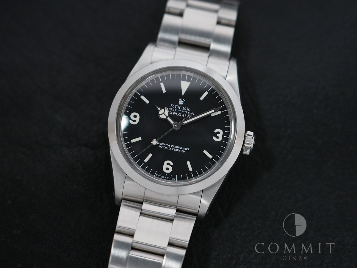 Rolex Explorer I Ref.1016 Stainless Steel Black Dial Pre-owned wzaqgrir