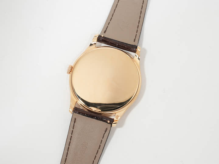 パテックフィリップ カラトラバ Ref.5196R-001 ローズゴールド シルバー文字盤 中古 an2tuqmb