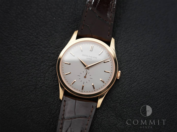 パテックフィリップ カラトラバ Ref.5196R-001 ローズゴールド シルバー文字盤 中古 an2tuqmb