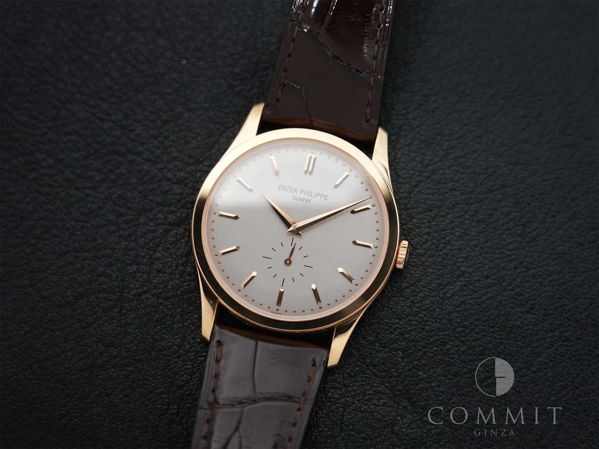 パテックフィリップ カラトラバ Ref.5196R-001 ローズゴールド シルバー文字盤 中古 an2tuqmb