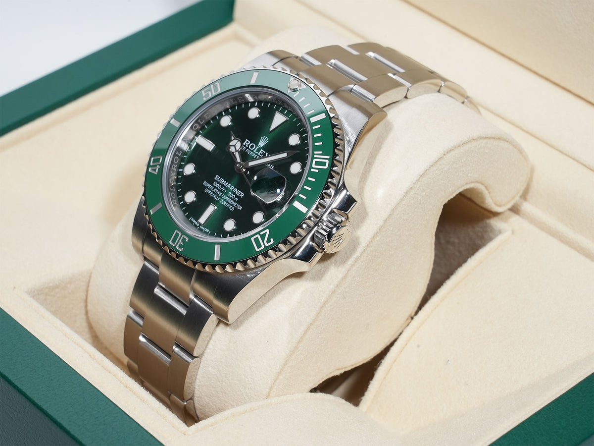 ロレックス サブマリーナー デイト Ref.116610LV ステンレススチール グリーン文字盤 美品 57yp5vp4