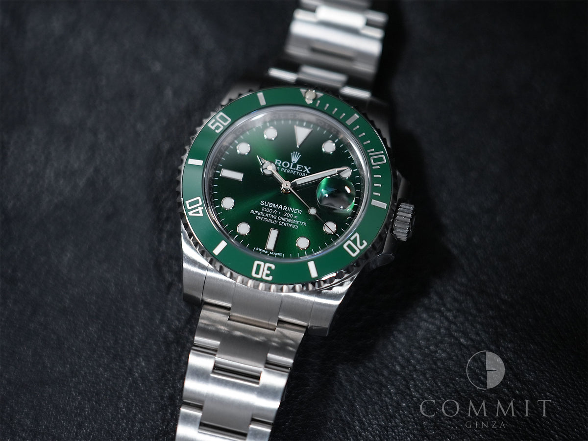 ロレックス サブマリーナー デイト Ref.116610LV ステンレススチール グリーン文字盤 美品 57yp5vp4