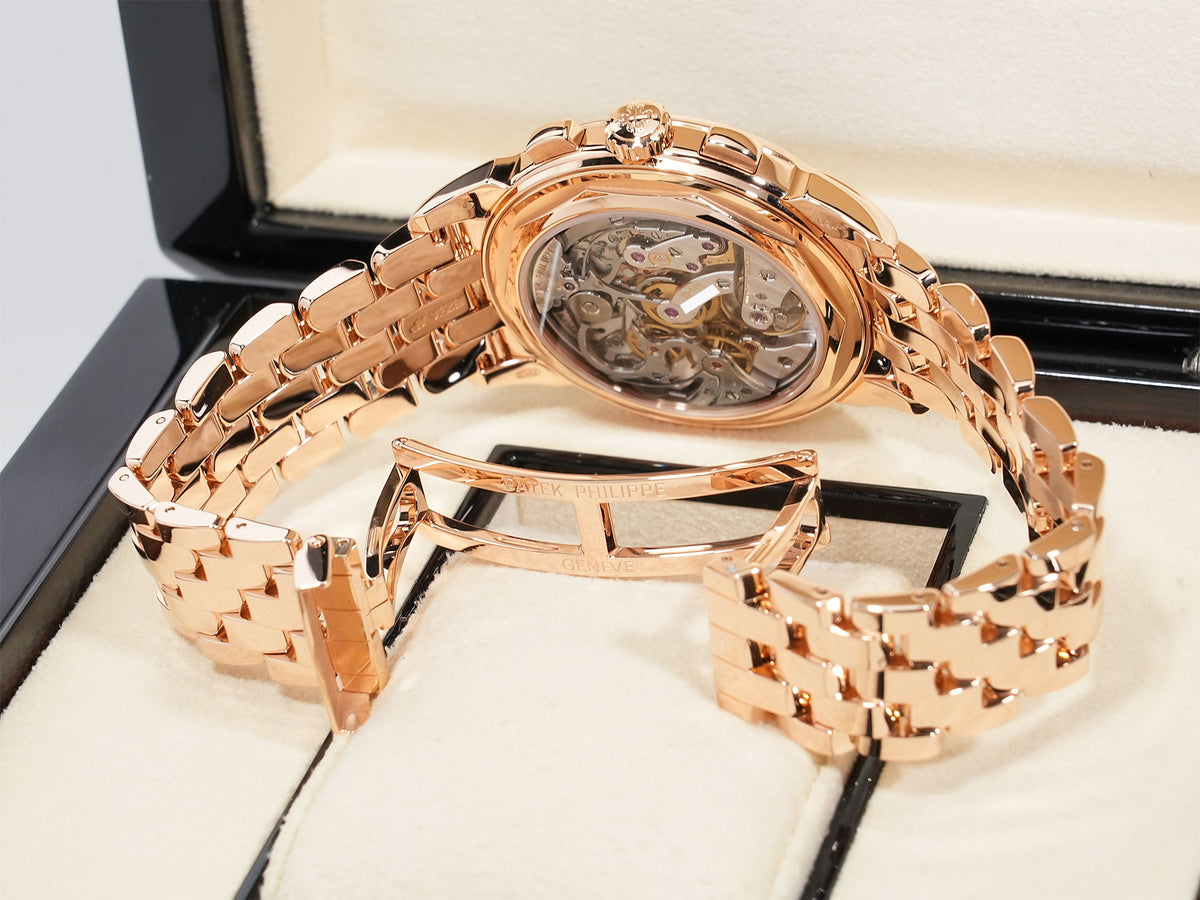 Patek Philippe Perpetual Calendar Chronograph Ref. 5270/1R-001, rose gold, ebony black soleil dial, excellent condition oug98we5