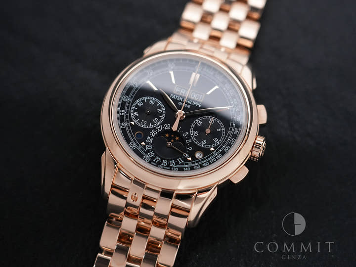 Patek Philippe Perpetual Calendar Chronograph Ref. 5270/1R-001, rose gold, ebony black soleil dial, excellent condition oug98we5