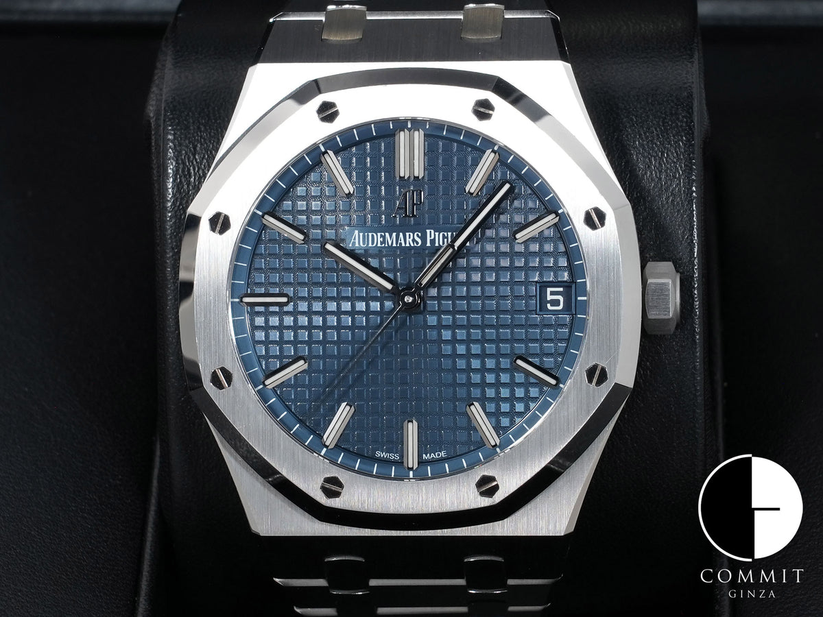 Audemars Piguet Royal Oak Ref. 15500ST.OO.1220ST.01 Stainless Steel Blue Dial Pre-Owned, Excellent Condition tf2hsv85