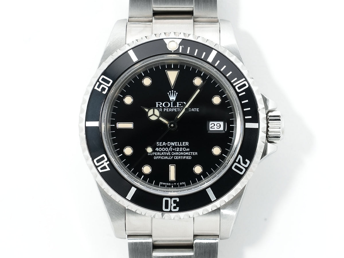 ロレックス シードゥエラー Ref.16600 ステンレススチール ブラック文字盤 美中古 uy7jsirj