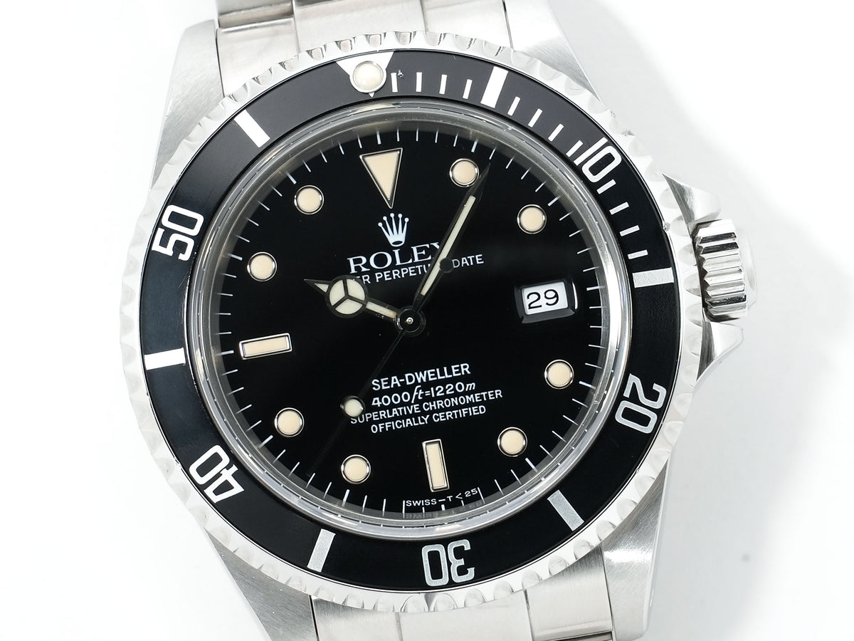Rolex Sea-Dweller Ref. 16600 Stainless Steel Black Dial Pre-Owned, Excellent Condition uy7jsirj