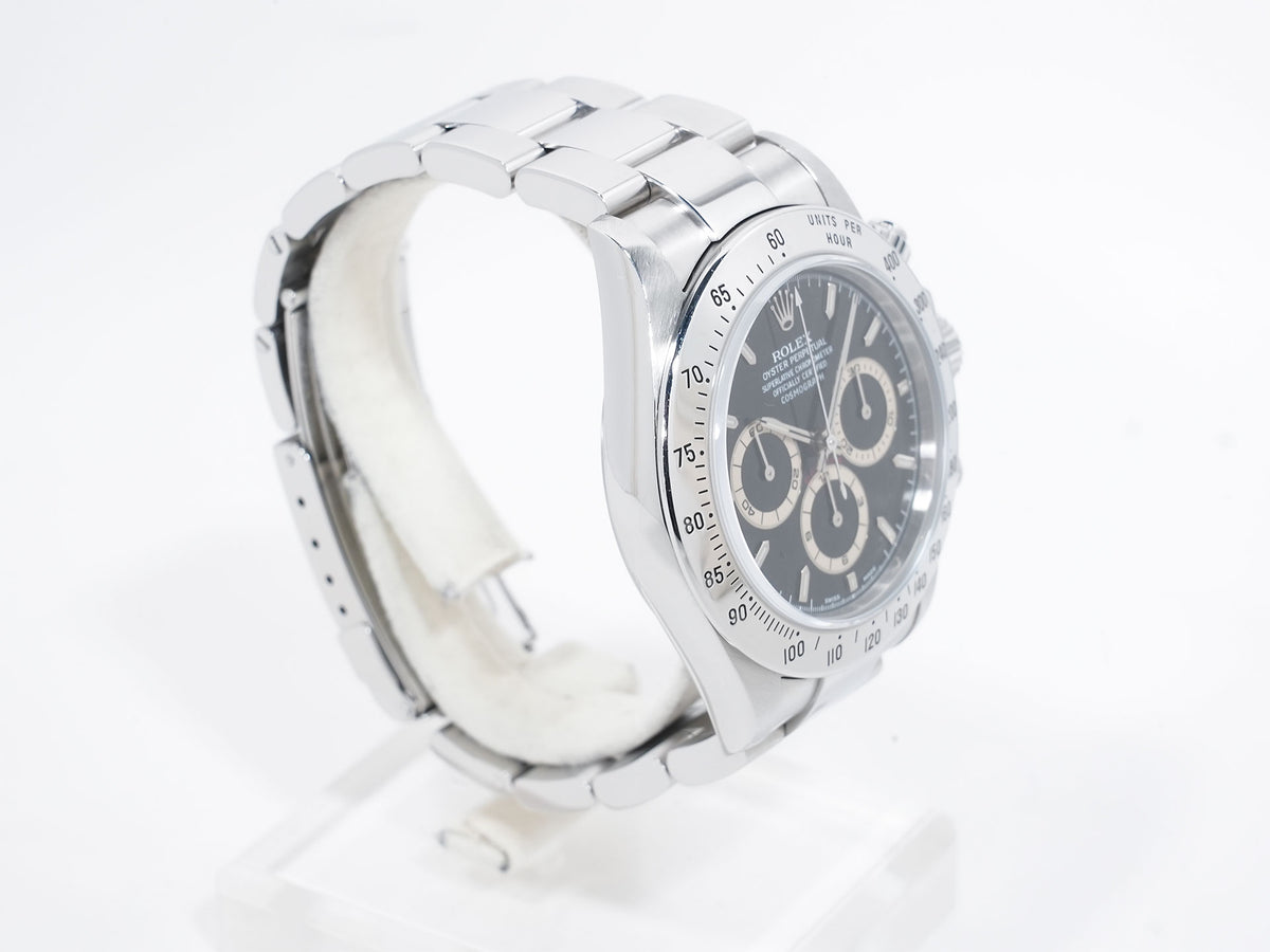 ロレックス デイトナ エルプリメロ Ref.16520 ステンレススチール ブラック文字盤 中古 3juhcrye