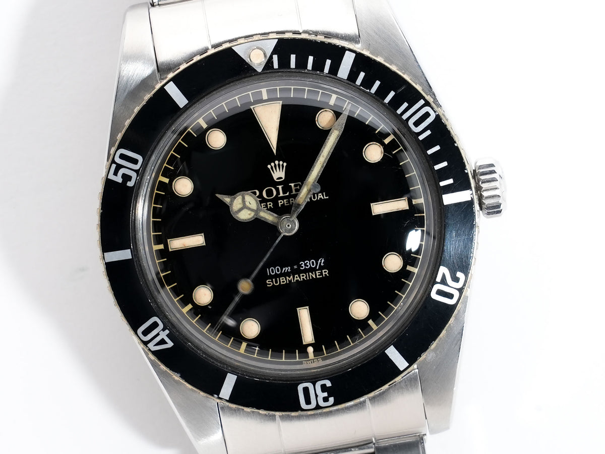 Rolex Submariner Ref. 5508 Stainless Steel Black Dial Pre-Owned 676jj5ma