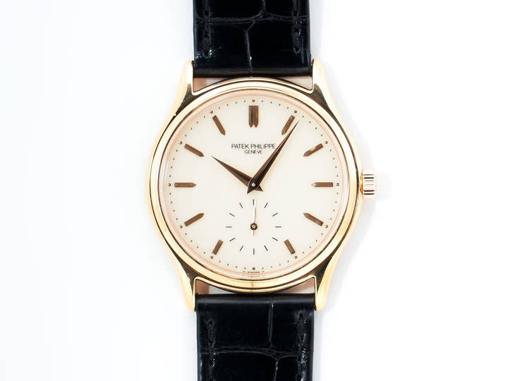 Pre-Owned Patek Philippe Calatrava Ref. 3923R-011, Rose Gold, Ivory Dial 8ow85ptx