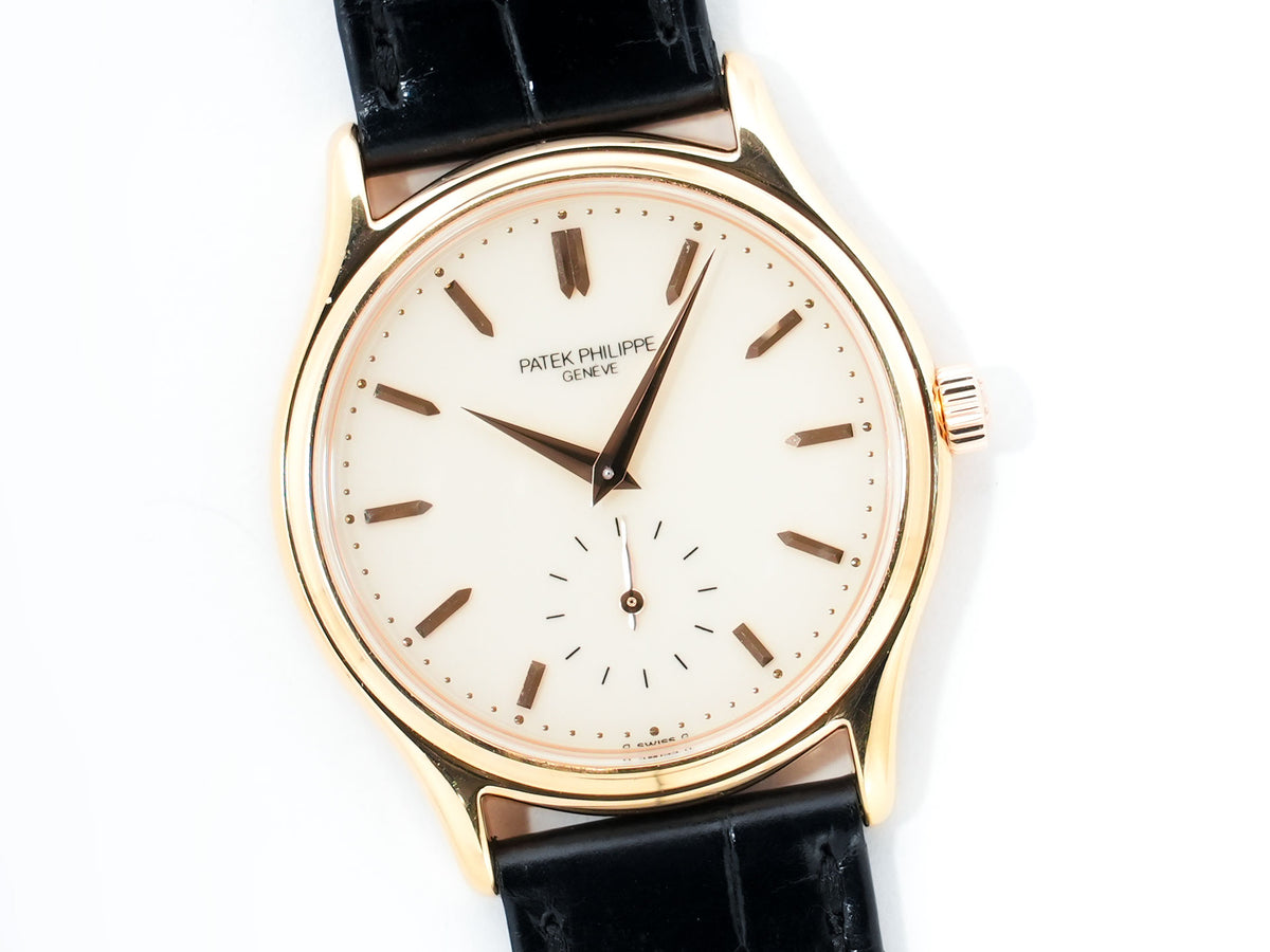 Pre-Owned Patek Philippe Calatrava Ref. 3923R-011, Rose Gold, Ivory Dial 8ow85ptx