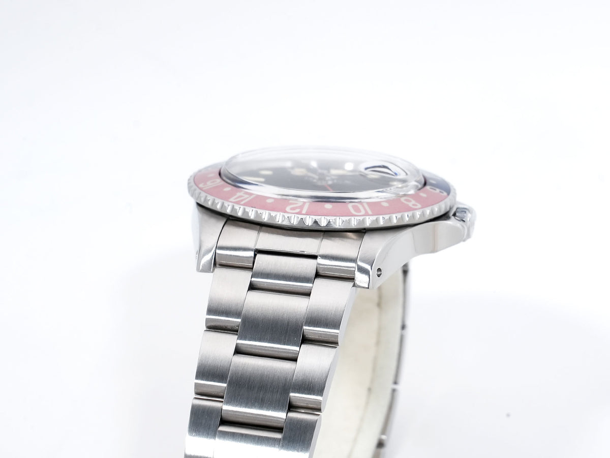 ロレックス GMTマスター Ref.1675 ステンレススチール ブラック文字盤 オイスターブレスレット 中古 upuniucz