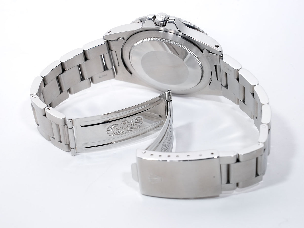 ロレックス GMTマスター Ref.1675 ステンレススチール ブラック文字盤 オイスターブレスレット 中古 upuniucz