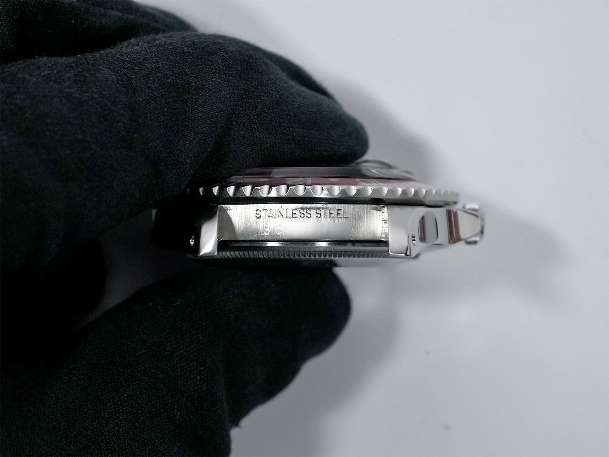 ロレックス GMTマスター Ref.1675 ステンレススチール ブラック文字盤 オイスターブレスレット 中古 upuniucz