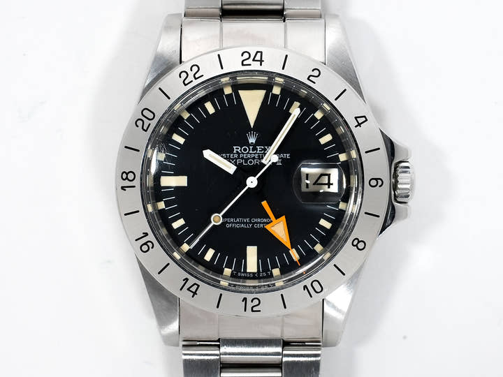 Rolex Explorer II Ref. 1655 Stainless Steel Black Dial Oyster Bracelet Pre-Owned kuzsbf4v