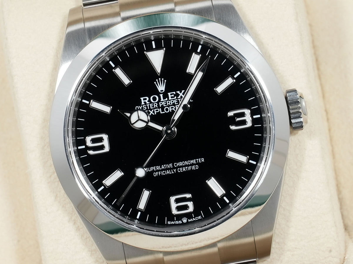 ロレックス エクスプローラー40 Ref.224270 ステンレススチール ブラック文字盤 オイスターブレスレット 極美品 mp24zqv4