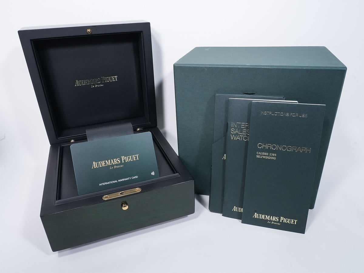 オーデマピゲ ロイヤルオーク クロノグラフ Ref.26715ST.OO.1356ST.01 ステンレススチール ナイトブルー文字盤 極美品 27asbicf