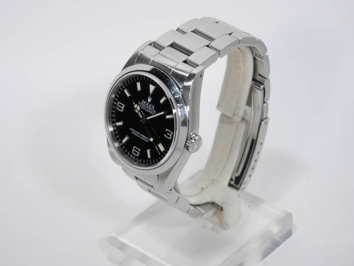 Rolex Explorer I Ref.14270 Stainless Steel Black Dial Oyster Bracelet Pre-owned uj2qev7r