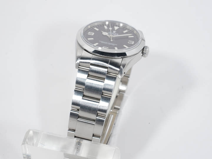 Rolex Explorer I Ref.14270 Stainless Steel Black Dial Oyster Bracelet Pre-owned uj2qev7r